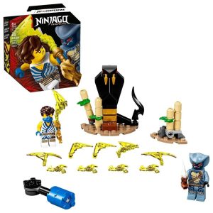 LEGO Ninjago Epic Battle Set – Jay vs. Serpentine 71732 Features Spinning Battle Toy (69 Pieces)