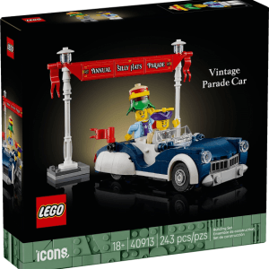 LEGO Vintage Parade Car Building Set 40913 – Classic Car Display Model with Minifigure, Collectible Vehicle Toy