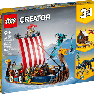 Viking Ship and the Midgard Serpent