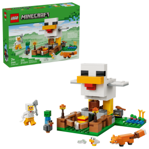 LEGO Minecraft Chicken Farm Building 21585