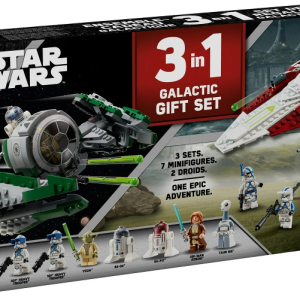 LEGO Star Wars Jedi Masters Gift Set 3 Epic Builds in 1 Box Star Wars Toy Building Sets 66787